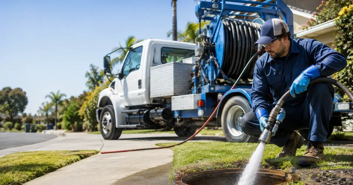 Hydro jet sewer cleaning Corona Del Mar