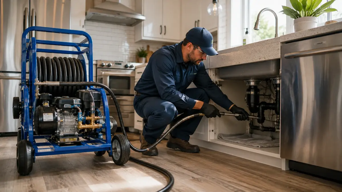 Kitchen Drain Hydro Jetting in Corona Del Mar