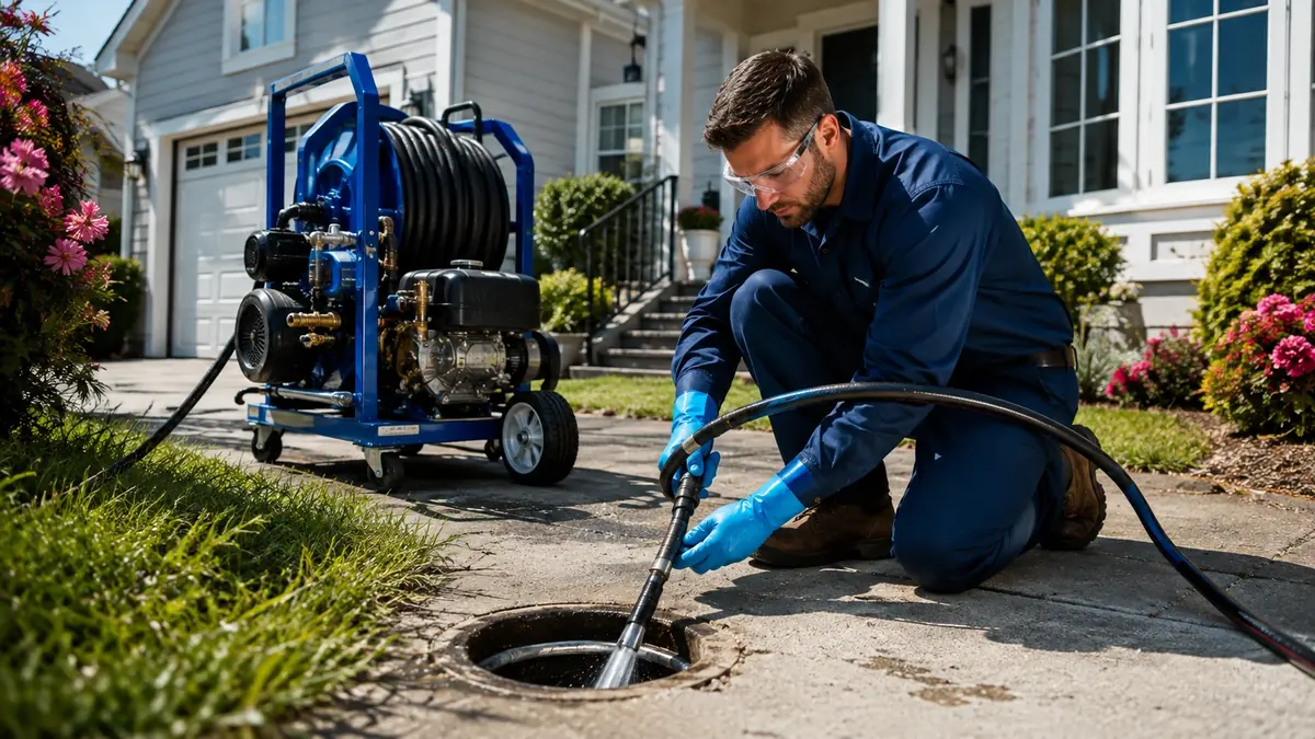 Residential Hydro Jet Drain Cleaning in Corona Del Mar